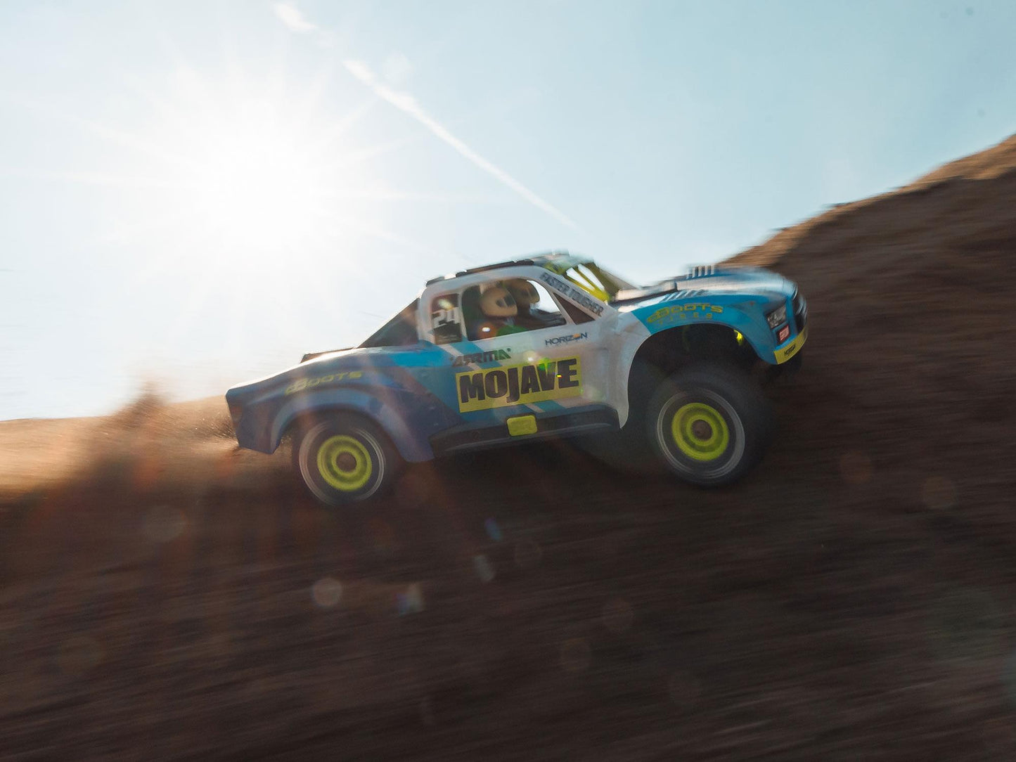 ARRMA - 1/16 MOJAVE GROM MEGA 4X4 RC DT RTR w/ Battery & Charger (Blue) - C-ARA2104T2