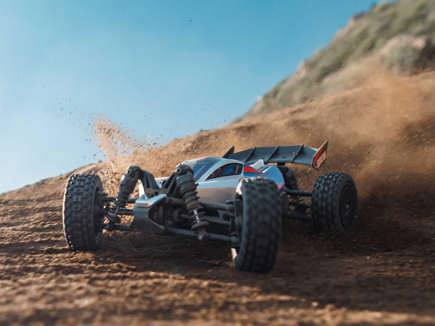 ARRMA - 1/14 TYPHON GROM MEGA BUGGY 4X4 RC RTR w/ Battery & Charger (Blue) - C-ARA2106T1