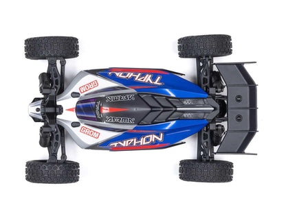 ARRMA - 1/14 TYPHON GROM MEGA BUGGY 4X4 RC RTR w/ Battery & Charger (Blue) - C-ARA2106T1
