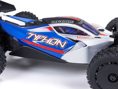 ARRMA - 1/14 TYPHON GROM MEGA BUGGY 4X4 RC RTR w/ Battery & Charger (Blue) - C-ARA2106T1