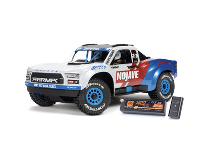 ARRMA - 1/16 MOJAVE GROM BRUSHLESS 4X4 RC DT RTR w/ Battery & Charger (WHITE) - C-ARA2304ST2