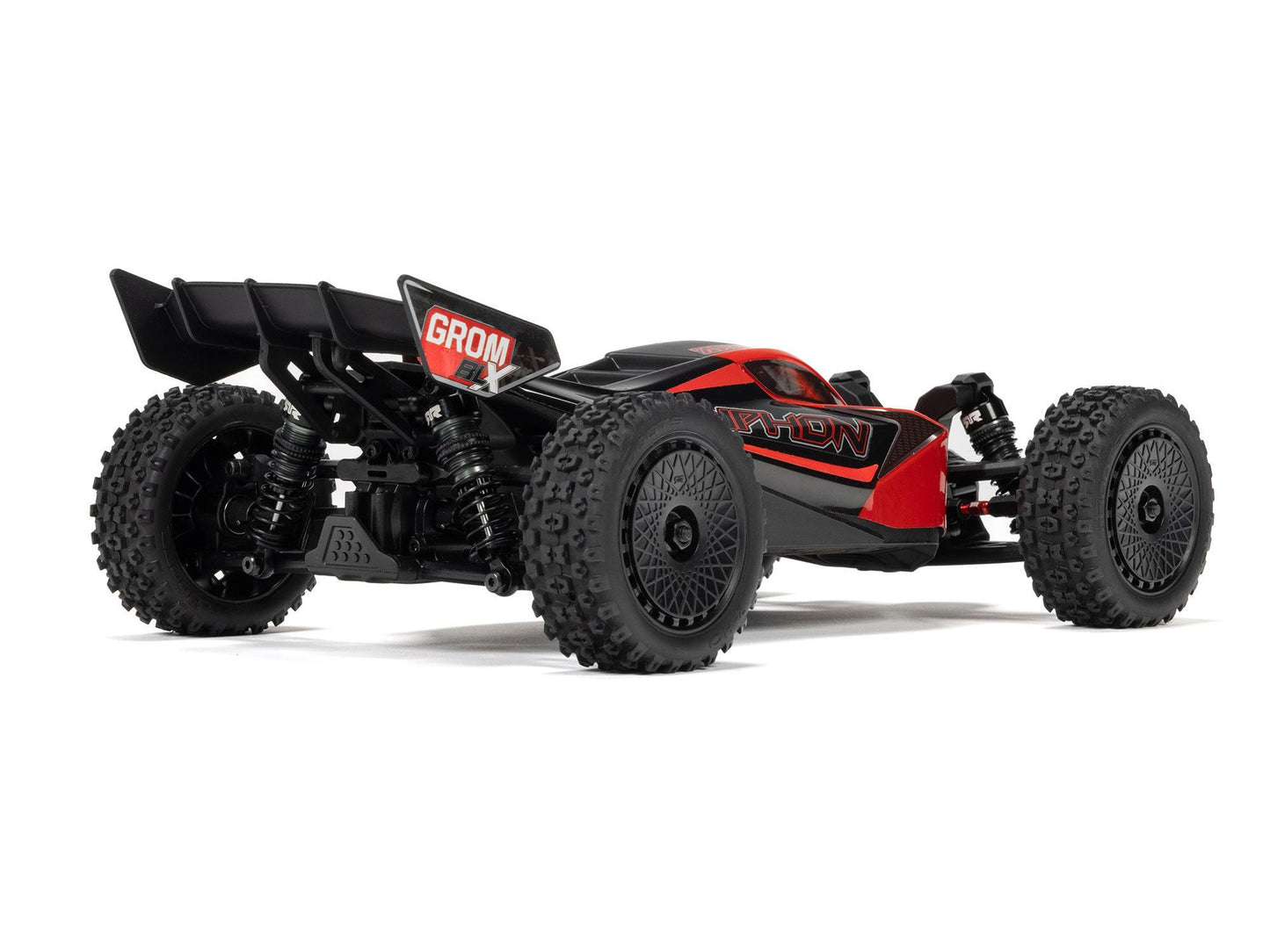 ARRMA - 1/14 TYPHON GROM 2S to 3S BUGGY BRUSHLESS BLX 4X4 RC RTR w/ Battery & Charger (RED) - C-ARA2306ST1