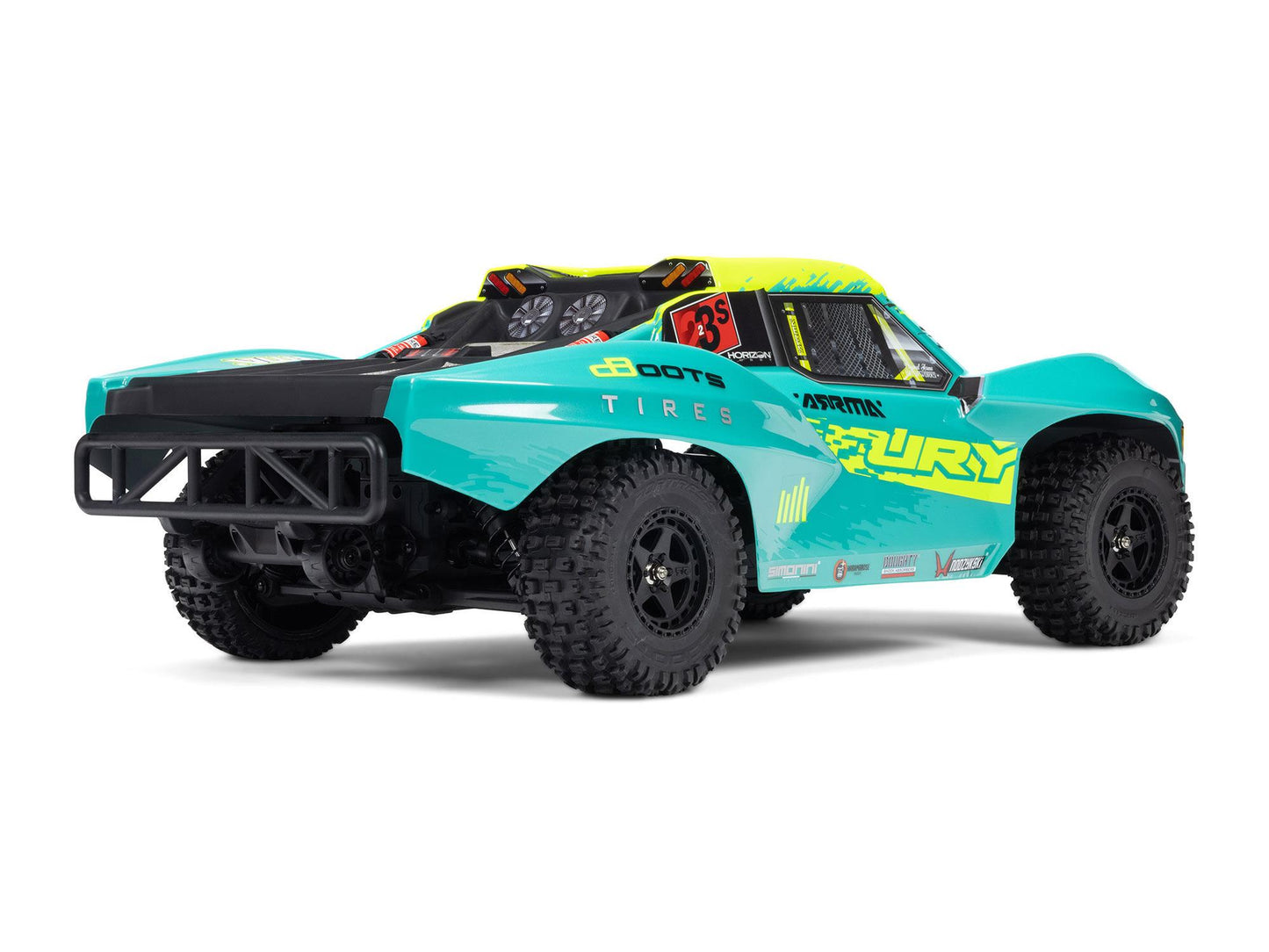 ARRMA - 1/10 FURY 2 ¬ 3S BLX 4X2 SCT RTR - (Green) - Requires Battery and Charger - Recommended Basher