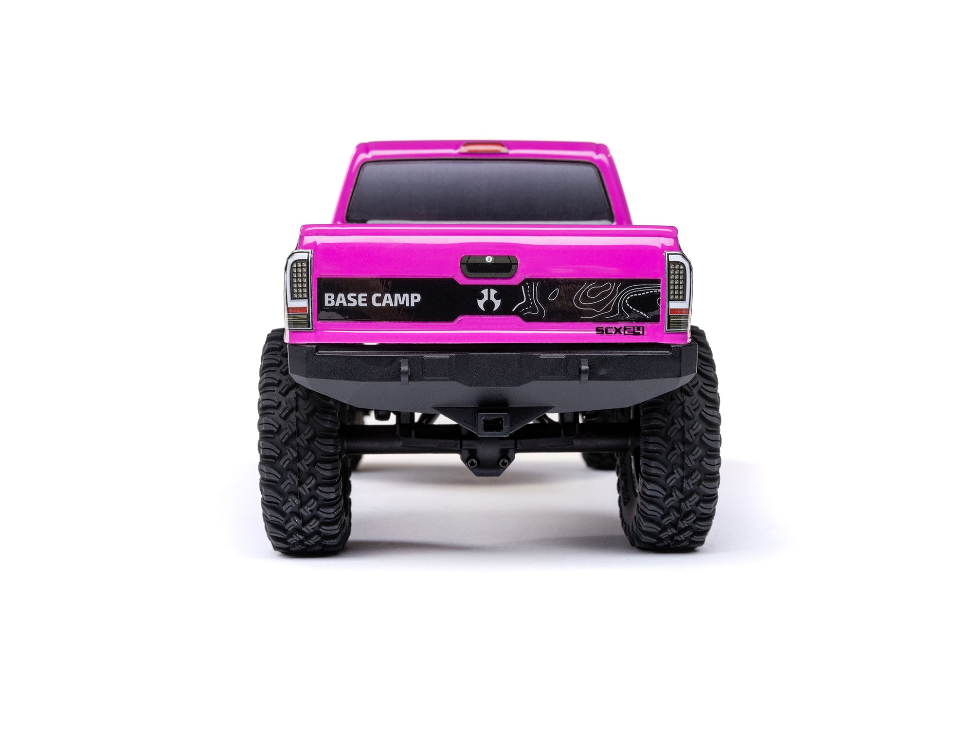 Axial - 1/24 SCX24 Base Camp 4WD Rock Crawler RTR w/Battery, Charger & Radio Set - Pink - C-AXI-1219T3