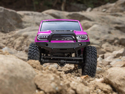 Axial - 1/24 SCX24 Base Camp 4WD Rock Crawler RTR w/Battery, Charger & Radio Set - Pink - C-AXI-1219T3