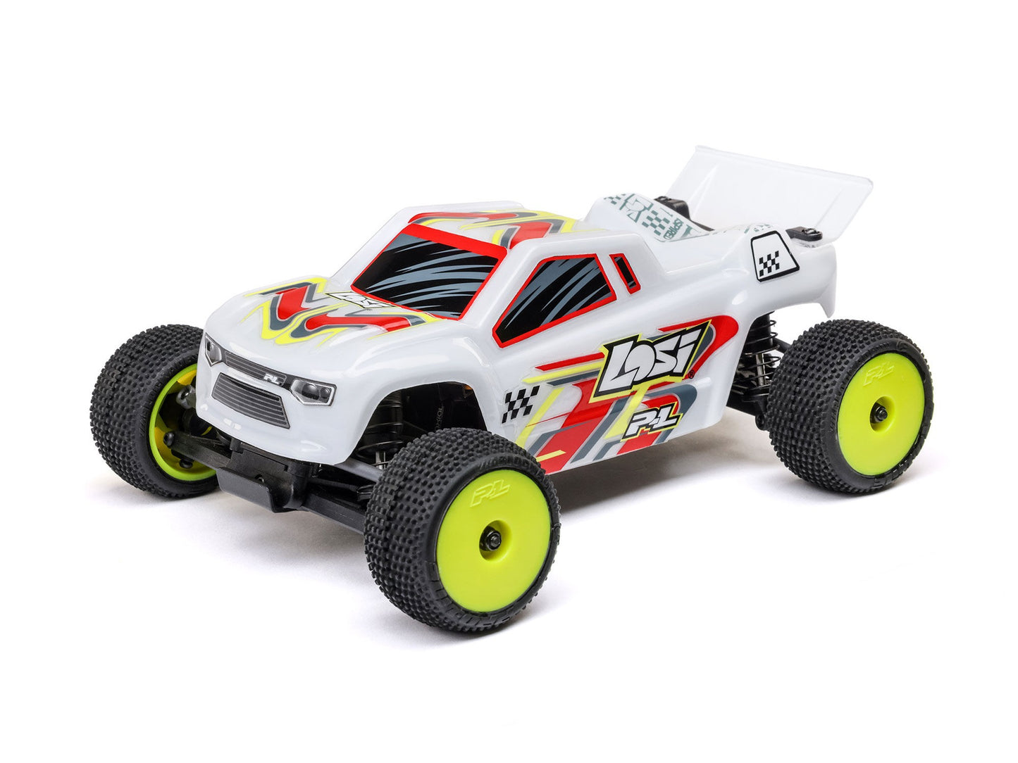 Losi - 1/28 Micro-T 2WD Stadium Truck RTR White (1/24th Class) - (Radio, Battery & Charger Included) C-LOS-1392T1