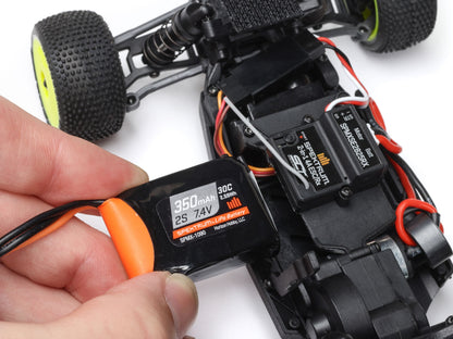 Losi - 1/28 Micro-T 2WD Stadium Truck RTR White (1/24th Class) - (Radio, Battery & Charger Included) C-LOS-1392T1