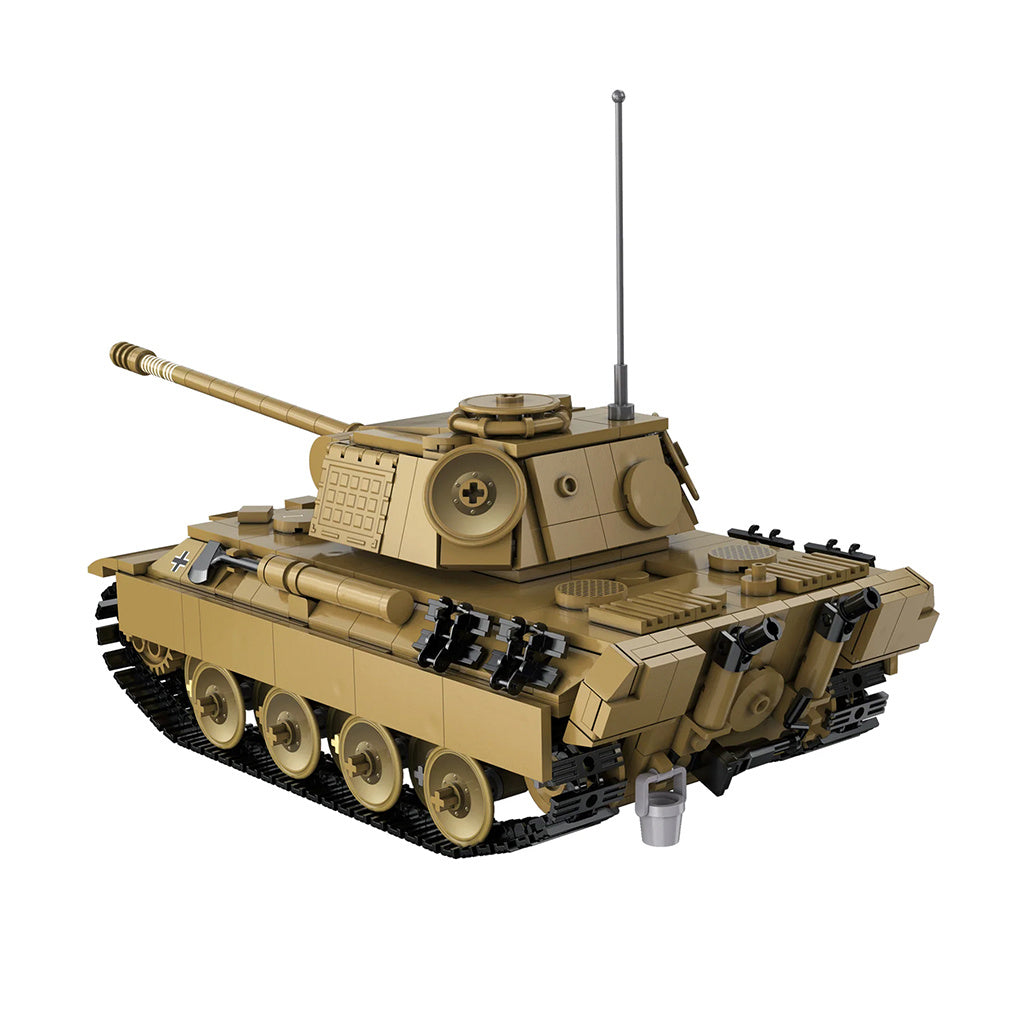 CADA BLOCK SET - (Supplier Order) RC Functioning 1:35 Panther Tank Model - 907pcs - C61073W