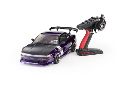 KYOSHO - FAZER D2 NISSAN SILVIA S13 TUNED PURPLE 1/10 RC Drift Car - DRIFT READYSET - K.34503T1B