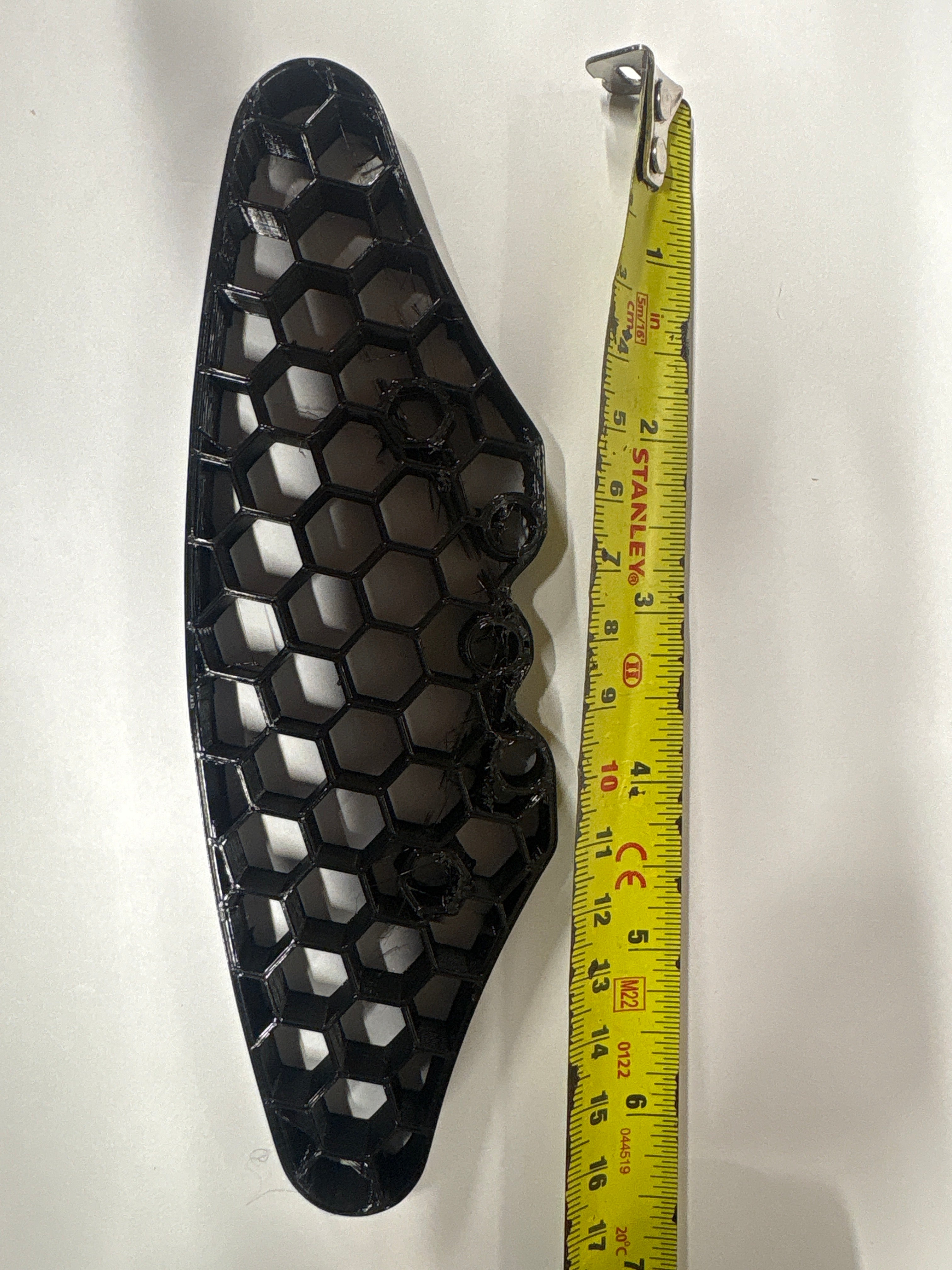 3D printed flexi bumper - Carten / Louise T410 - 1cm Thick x 16cm Wide x 5cm deep (Medium wide) low profile Touring Car Light Weight