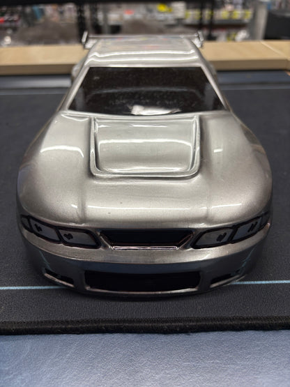 1/12 Nissan Skyline Body - Anodised Silver GT12 Supastox Body 205mm wheelbase by 160 wide