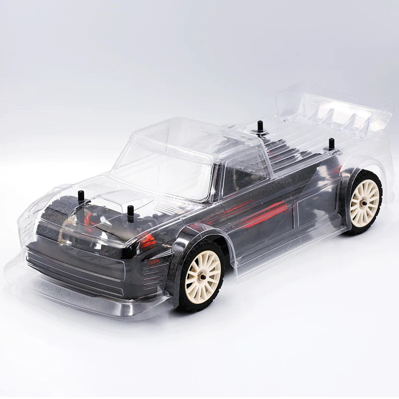 LC Racing - 1/10 190mm Wide RC Touring Car Body Shell - Clear Lexan - Racing Pickup Truck - Body Shell (258mm Wheelbase / 190mm Wide) - Fits TT01 / TT02