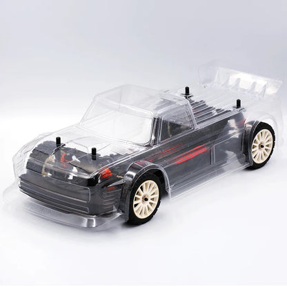 LC Racing - 1/10 190mm Wide RC Touring Car Body Shell - Clear Lexan - Racing Pickup Truck - Body Shell (258mm Wheelbase / 190mm Wide) - Fits TT01 / TT02