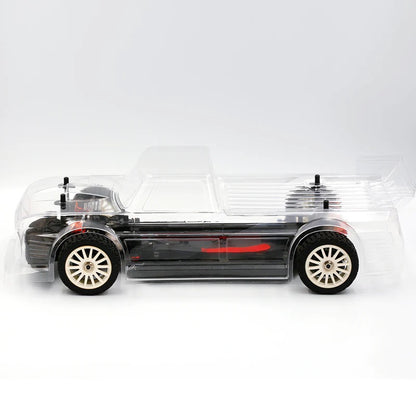 LC Racing - 1/10 190mm Wide RC Touring Car Body Shell - Clear Lexan - Racing Pickup Truck - Body Shell (258mm Wheelbase / 190mm Wide) - Fits TT01 / TT02