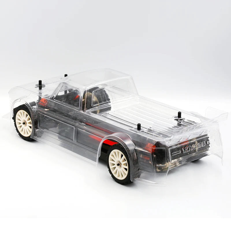 LC Racing - 1/10 190mm Wide RC Touring Car Body Shell - Clear Lexan - Racing Pickup Truck - Body Shell (258mm Wheelbase / 190mm Wide) - Fits TT01 / TT02