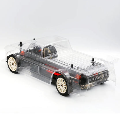 LC Racing - 1/10 190mm Wide RC Touring Car Body Shell - Clear Lexan - Racing Pickup Truck - Body Shell (258mm Wheelbase / 190mm Wide) - Fits TT01 / TT02
