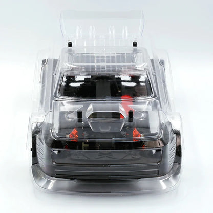 LC Racing - 1/10 190mm Wide RC Touring Car Body Shell - Clear Lexan - Racing Pickup Truck - Body Shell (258mm Wheelbase / 190mm Wide) - Fits TT01 / TT02