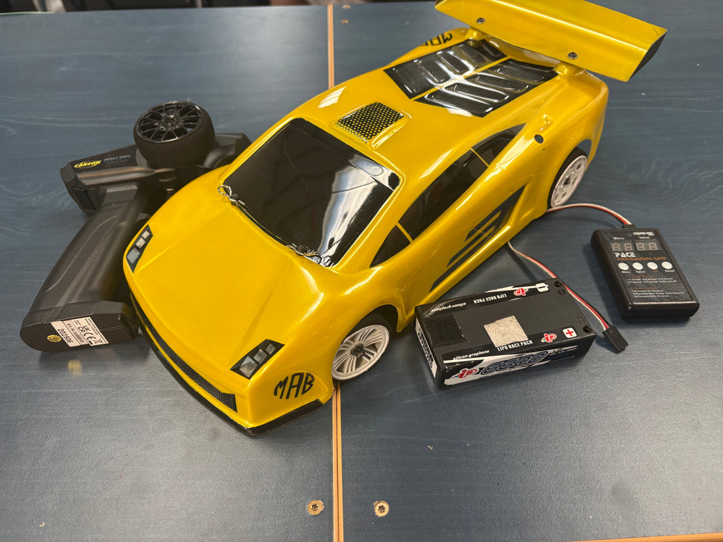 Schumacher Supastox GT12 1/12 RC Car - fully refurbished 13.5T Brushless system, Radio, micro servo, Airbrushed Body - just add an 1S Lipo, and charger to complete)