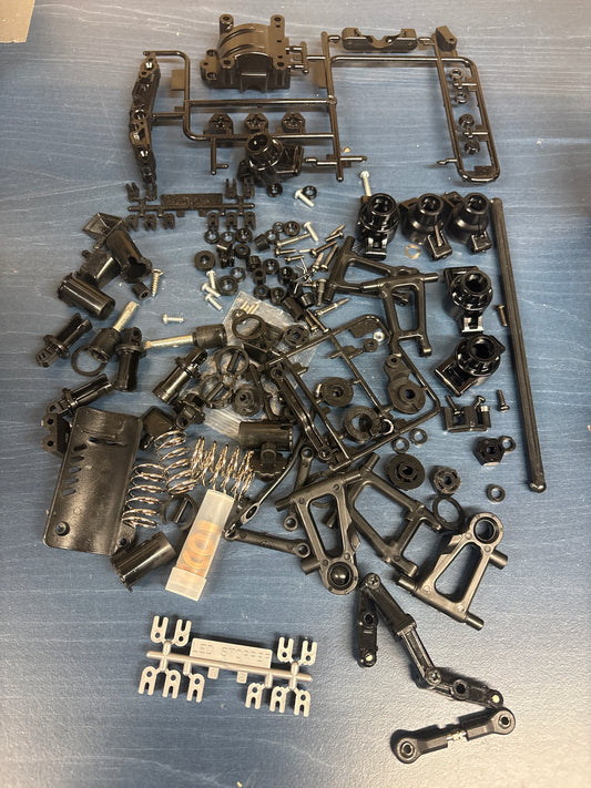 Tamiya - TT01E & TT02 spares package loose parts Arms, Hubs, Screws etc