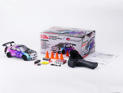CARISMA - GT24 2.0 SUBARU IMPREZA STI 2006 DRIFT RC CAR SPEC 2 - 1/24 (MICRO SCALE BRUSHLESS MOTOR) Ready To Race - CA90268