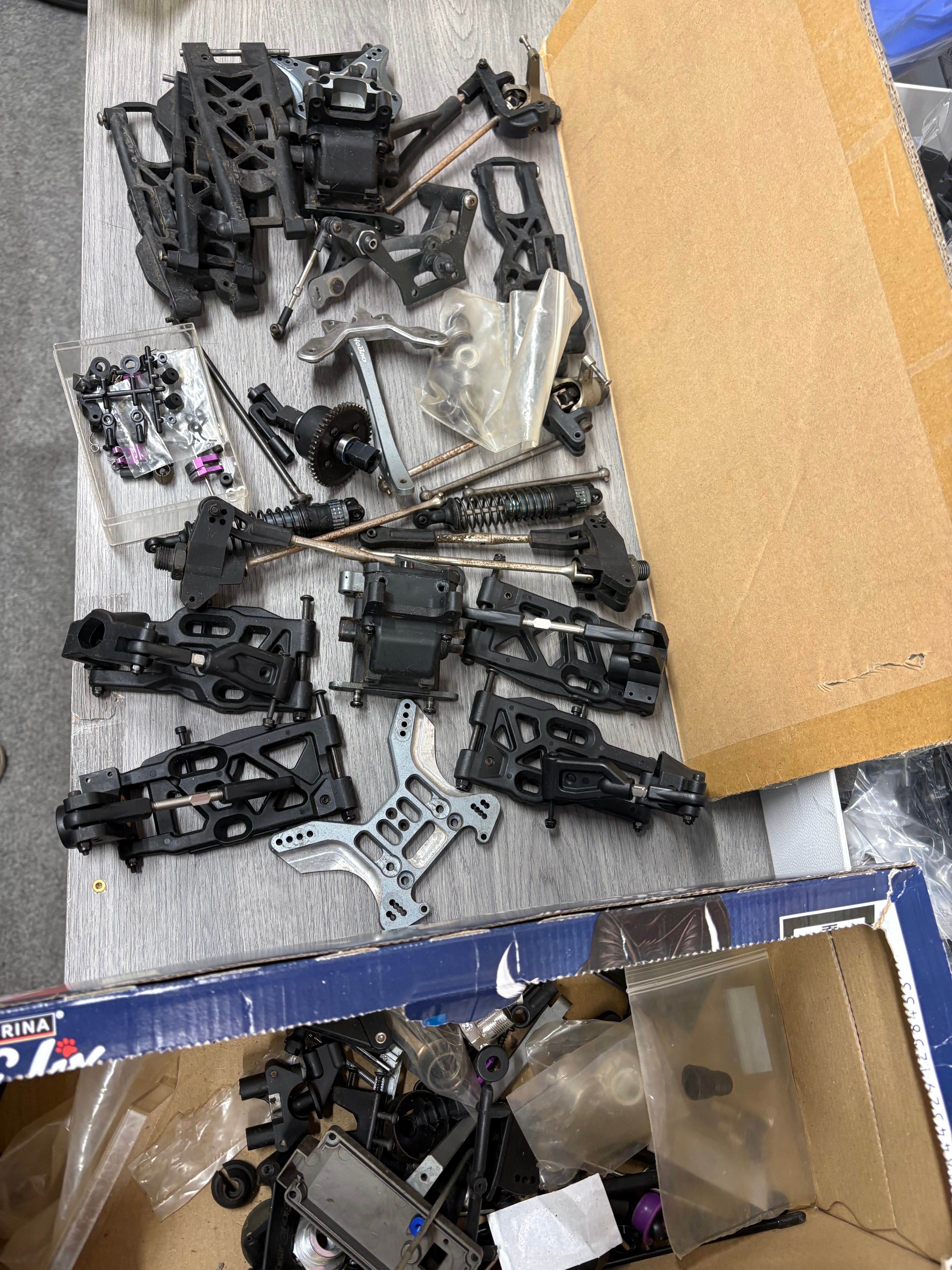 Used - 1/8 Cen Racing Truggy Components - Project Car