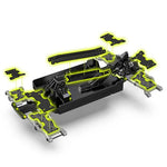 Rlaarlo - Omni Terminator (Carbon Spec) Brushless Micro 1/10 Scale Truck V2 RTR - Black - With 3S LiPo & USB Charger (1/12 Size but with 1/10 Electrics) (Free Upgrade/Spares Package Included)