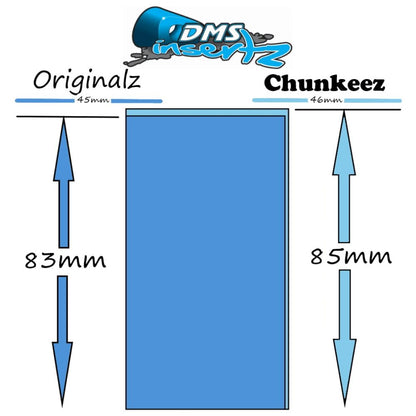 DMS Insertz – Chunkeez Blue Rear (1/10 Buggy) foam tire Inserts (4WD/ 2WD) – Medium (1 pr) - DMS3017
