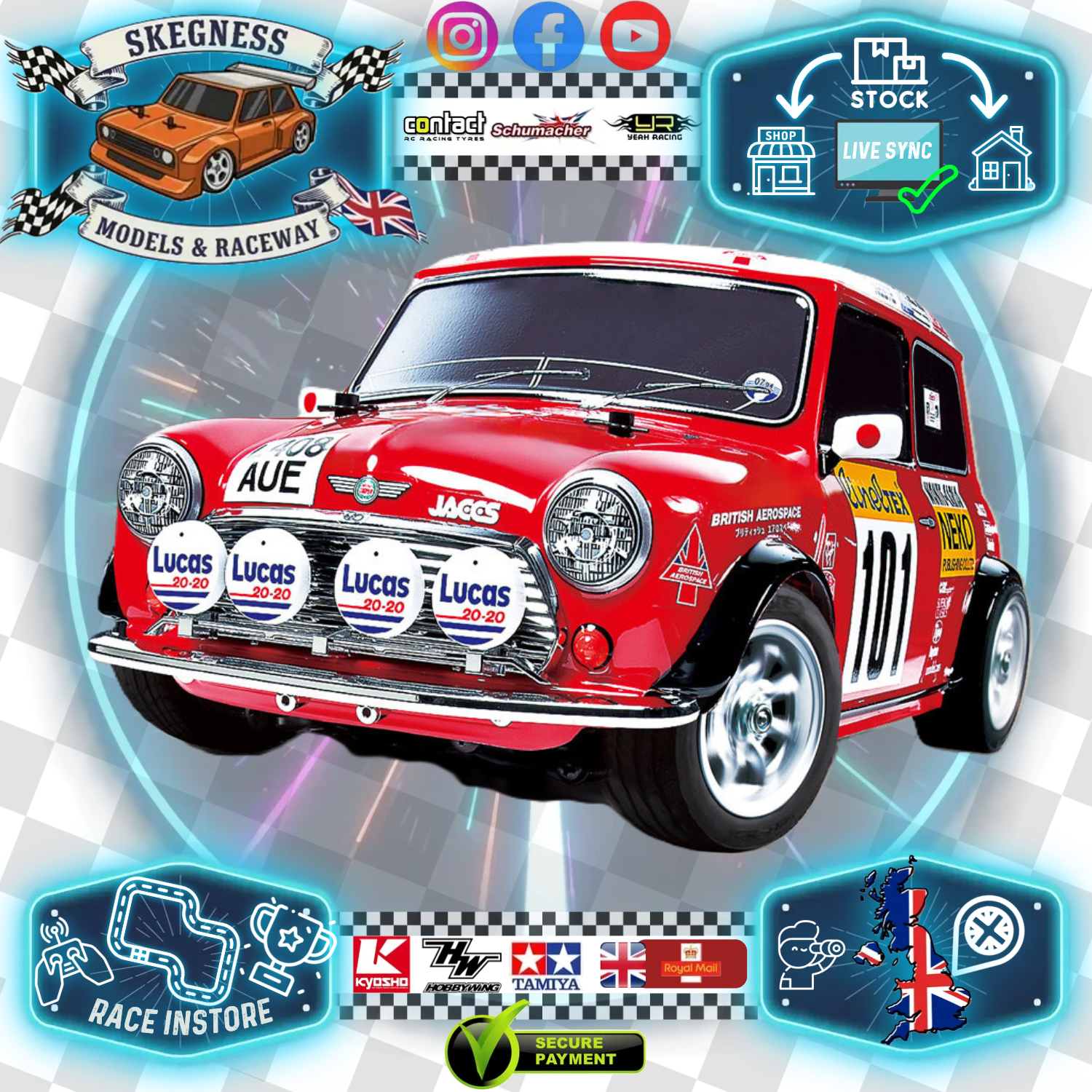 (Pre-Order FOR NEXT BATCH) Tamiya - Mini Cooper Rally M-chassis MTC 1994 (M-05) Item No. 58483