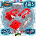 RC Overhaul - RC Rock Crawler Accessories - Trailer Shackle w/mounting bracket 1/10th Red (Pk2) G-RCO-CR015