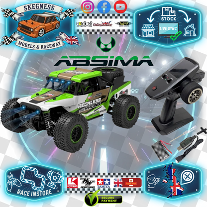 ABSIMA - 1:20 Rock Racer GREEN 4WD RTR (w/battery & charger) - 10030