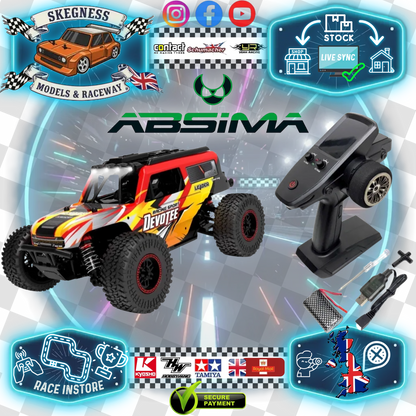 ABSIMA - 1:20 Desert Runner RED 4WD RTR (w/Battery & Charger) - 10032