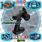 Absima - 4Ch RC Car/Truck/Buggy Wheel Radio Set "CR4S-EVO" 2.4GHz with receiver - 2000014