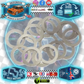 Steel Shims - 10mm (bore) x 12mm (diameter) - Shim Thickness: 0.2mm