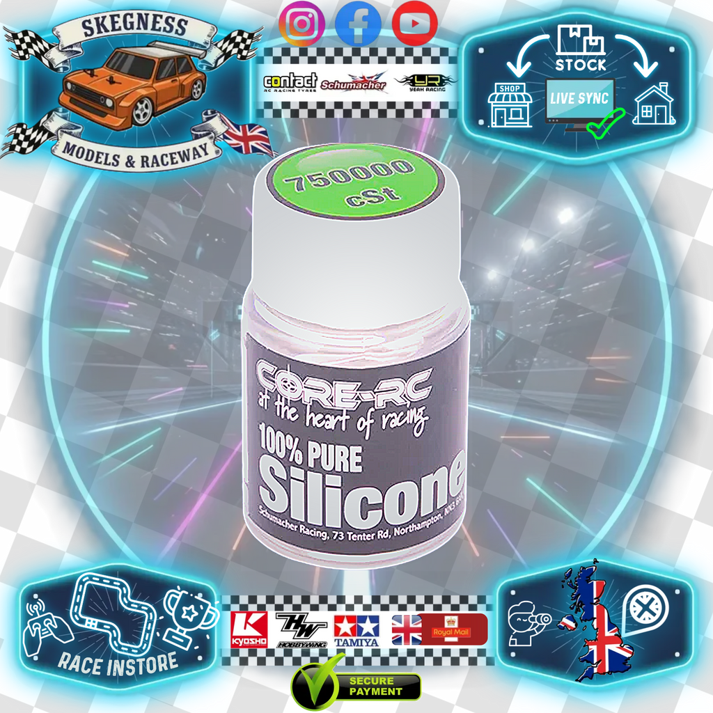 CORE RC - Silicone Differential (Diff) Oil - 750,000cSt - Large Tub - 50ml -  CR505 (Three Quarter Million)