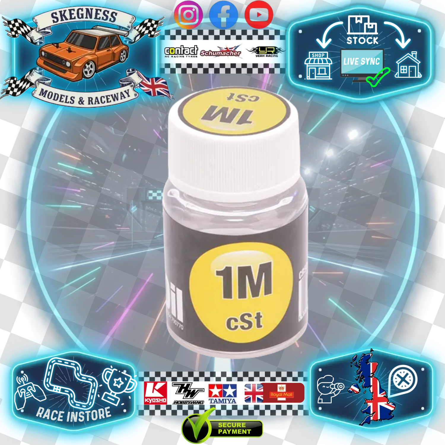 CORE RC - Silicone Differential (Diff) Oil - 1,000,000cSt - Large Tub - 50ml - (1 Million) CR500
