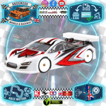 TWISTER SPECIALE - RC CAR BODY SHELL 1/10 190MM - TC ETS STD - XTMTB0415-ETS (Racer Recommended)