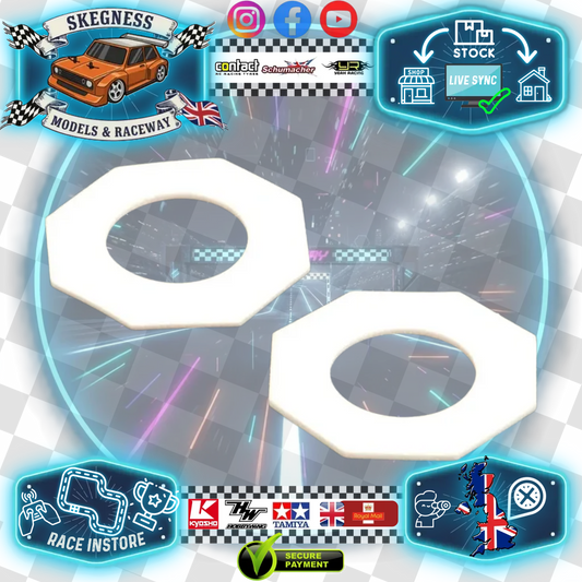 Schumacher - Slipper Pad PTFE Octagon (2pcs) - Off Road - U3364 (Cat PD & others)