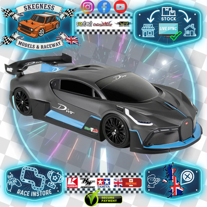 Montech - RC CAR BODY SHELL 1/10 190MM - TC 0.7mm - MT022009 (Bugatti Look a like)