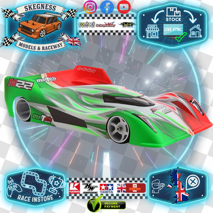 MONTECH - 1/12 LMP M22 Carpet Clear Lexan Body Shell - MT022017