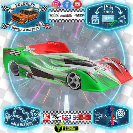 MONTECH - 1/12 LMP M22 Carpet Clear Lexan Body Shell - MT022017