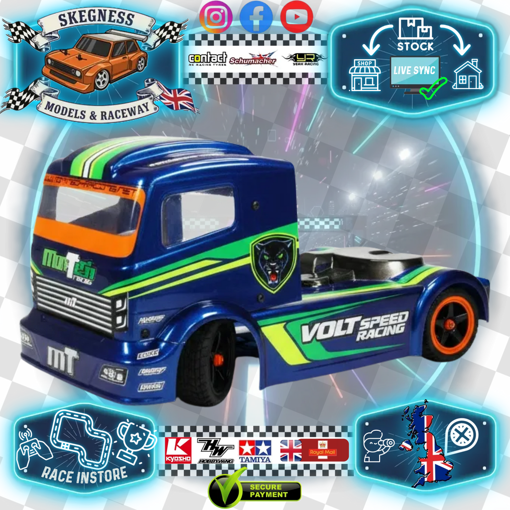 MONTECH - M TRUCK 1.0 BODY SHELL - 1/10 190MM - (1/14 FITS TAMIYA TT01E) MT007007 (Unpainted))