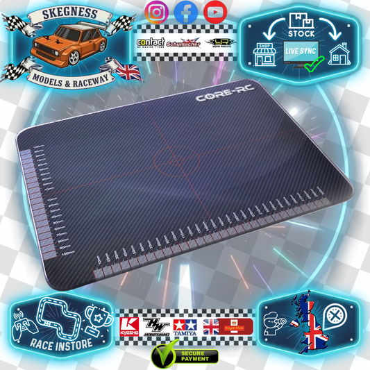 CORE RC - 1/10 CAR/BUGGY/ 1/12 GT 6MM GLASS SETUP BOARD L40xW30cm - CR197