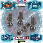 SCHUMACHER - PRECISION BALL STUD ULTRA SHORT - PK4 (MI8) U4903