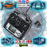 SANWA - Gemini Sport 2.4ghz RC Car/Buggy Stick Radio Set w/RX391W Receiver - SA101A32871A
