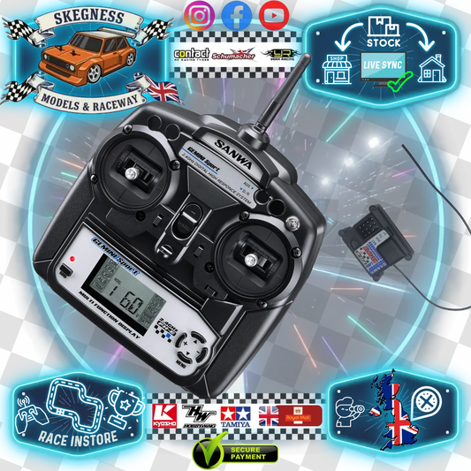 SANWA - Gemini Sport 2.4ghz RC Car/Buggy Stick Radio Set w/RX391W Receiver - SA101A32871A