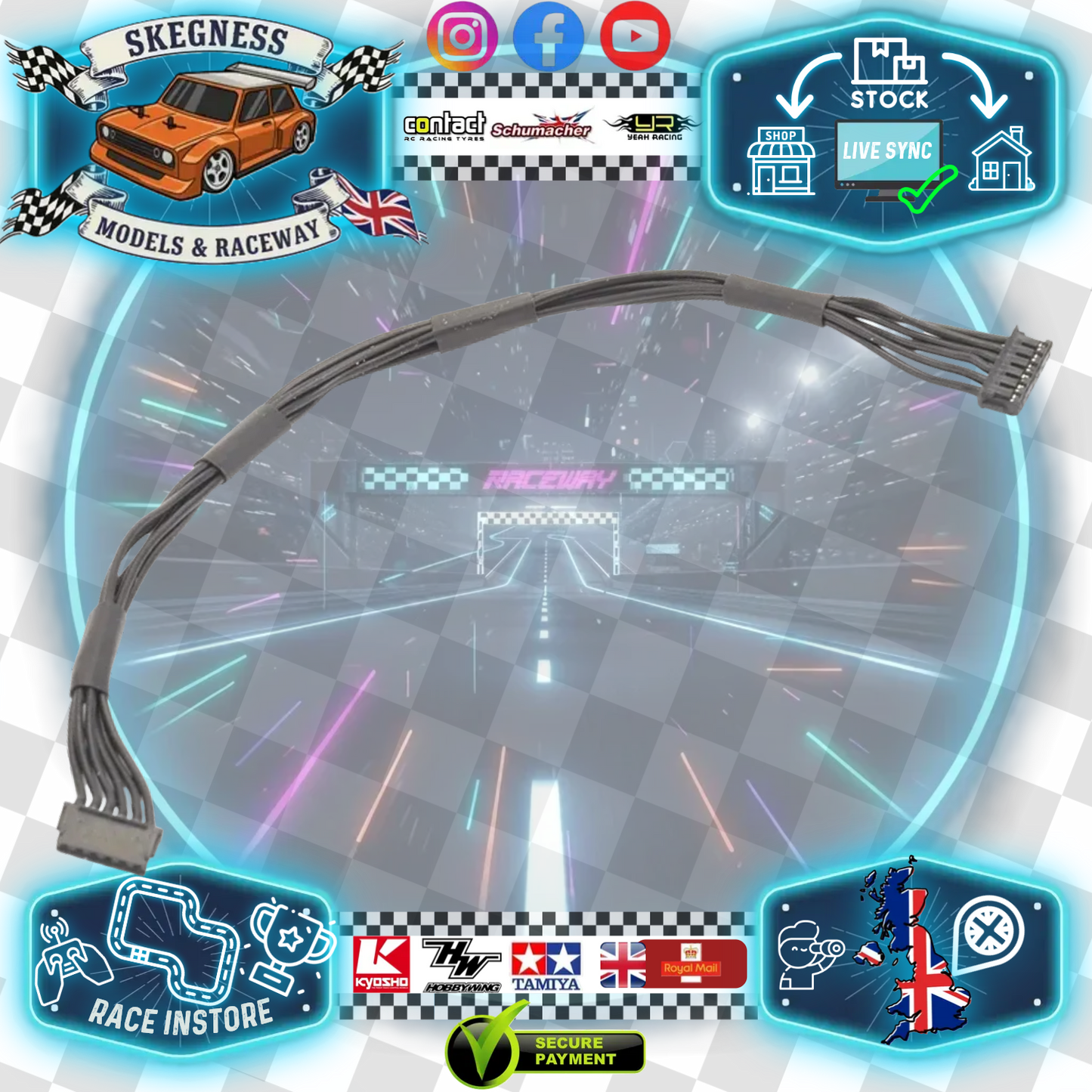 Core RC - 150mm Super Flex 26GA Silicone Brushless Motor/ESC Sensor Wire - CR651