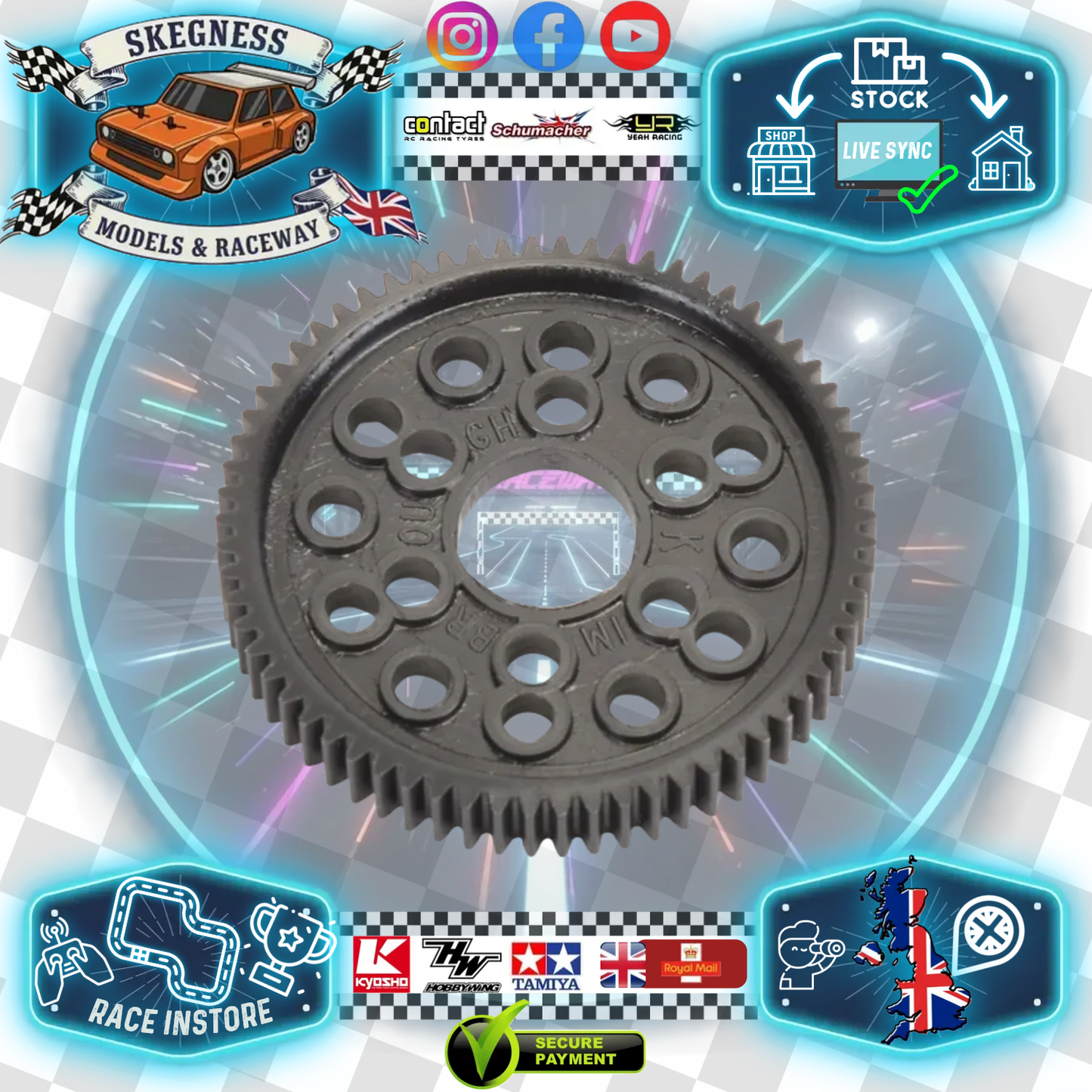 CORE RC - Spur Gear (Atom) 66T - 48DP - CR510