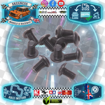 SCHUMACHER RC - (BLACK) SPEED PACK - M3 x 5mm Long Button Hd (pk10) Bolt - U8801 (spur gear bolts)