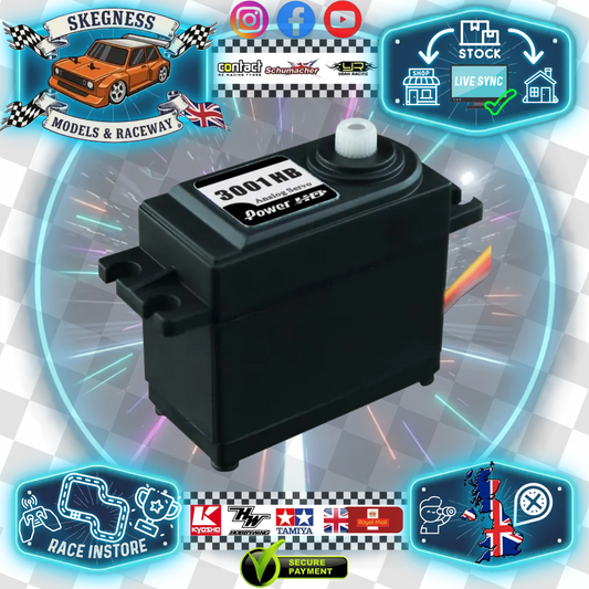 Power HD - Servo - Perfect Beginner Budget Servo - HD3001HB (4.4kg/0.12s) (Plastic Geared)