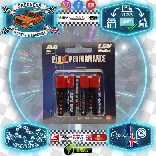 Pink Performance - AA Alkaline 1.5V Dry Cell Battery (Non Rechargeable) (4pcs) PPA-AA